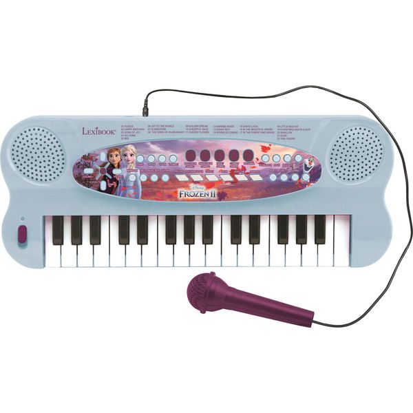 Tastiera Per Pianoforte Elettronico Frozen Con Microfono (32 Tasti)-image