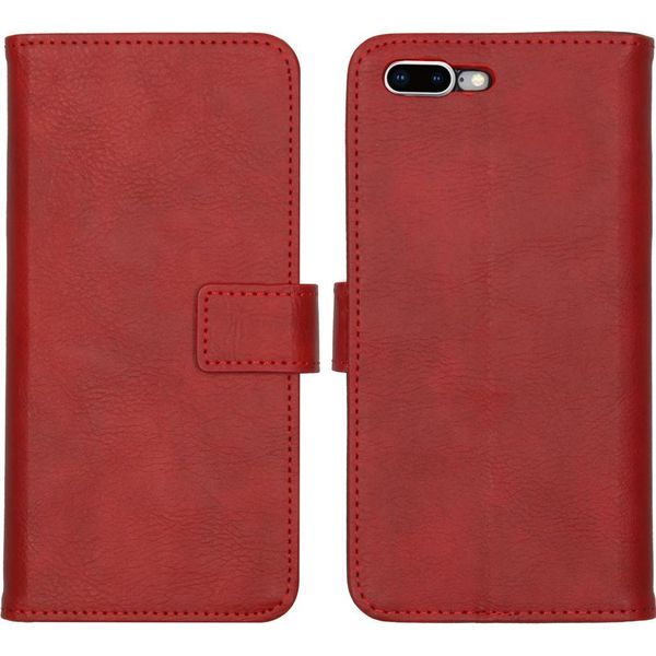 Imoshion Custodia Per Cellulare Per Apple Iphone 8 Plus/Apple Iphone 7 Plus - Custodia A Libro Flip - Rosso-image