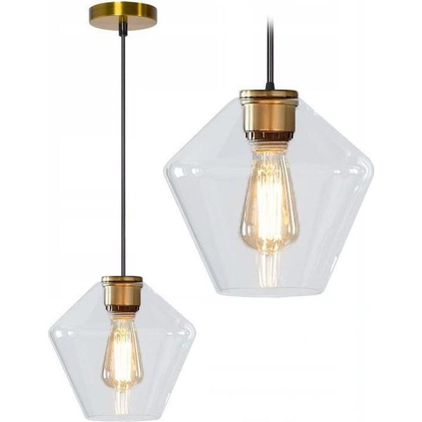Lampada Toolight App439-1Cp Amber Transparent-image