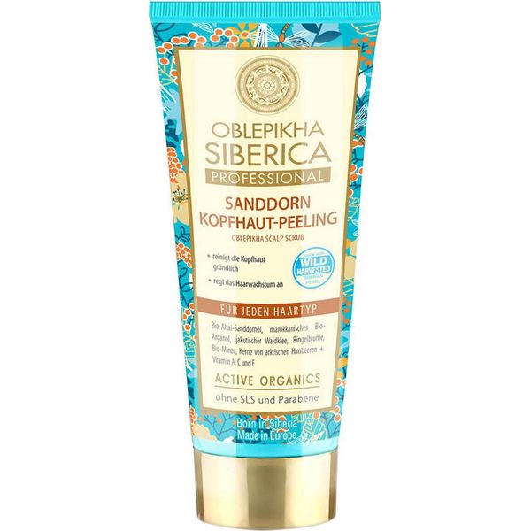 Natura Siberica Scrub Del Cuoio Capelluto Con Idrolato Di Oblepikha Bio, 200 Ml-image