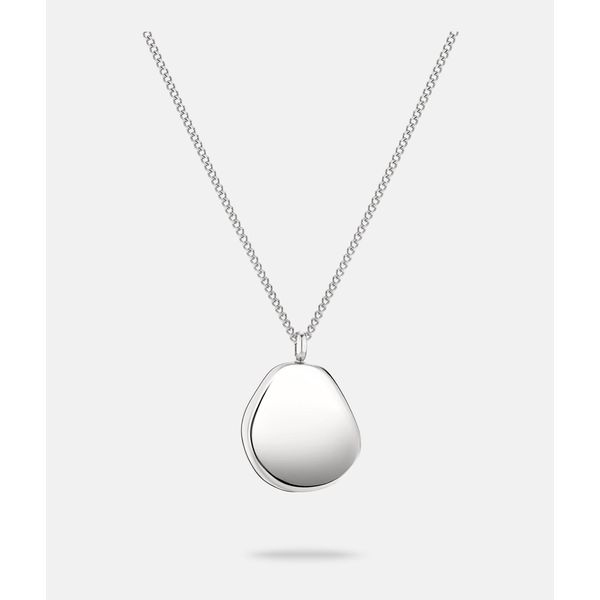 Kette Mit AnhäNger Liebeskind Berlin "Schmuck Geschenk Edelstahl Halskette The Organic", Silber (Silberfarben), Halsketten, Damen, Edelstahl, L: 50 B: 2Mm, B:2Mm-image