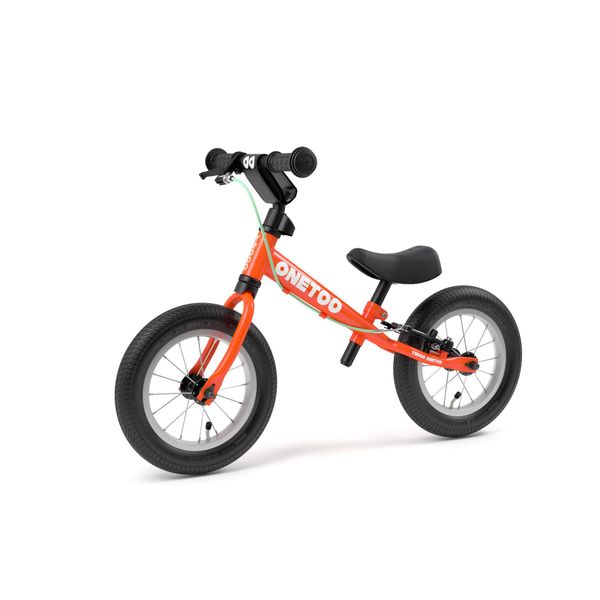 Yedoo Onetoo - Balance Bike Per Bambini Da 1,5 Anni, Con Pneumatici 12/12, Freno E Manubrio Regolabile, Arancione-image