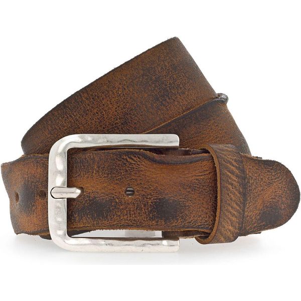 Vanzetti Pelle Cintura Denim Love 40Mm Full Leather Belt W80 Cognac Marrone-image