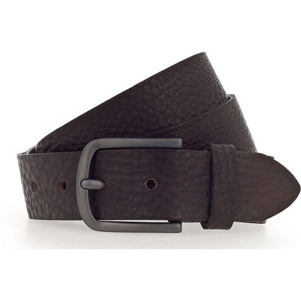 Vanzetti Pelle Cintura 35Mm Leather Belt W90 Dark Brown Marrone Scuro-image