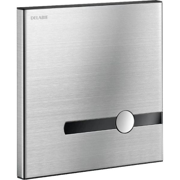 Delabie Tempomatic Wc Doppio Comando Da Incasso In Acciaio Inox 230/6V Set 2/2-image