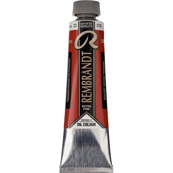 Rembrandt Colore A Olio In Tubetto 40 Ml Rosso Ossido Trasparente 378-image