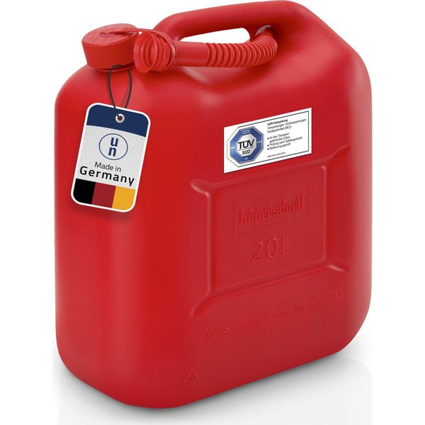 Tanica Per Carburante Tanica Per Benzina Da 20 Litri, Tanica Per Gasolio Rossa-image