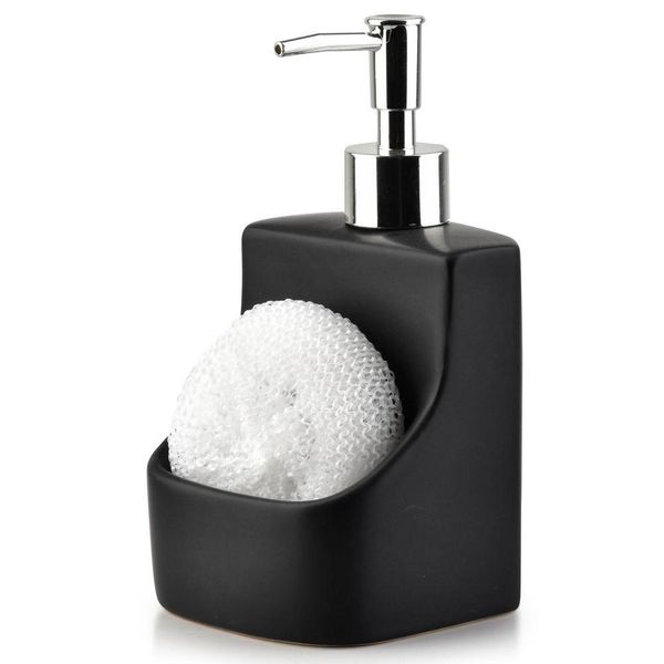 Dosatore Detersivo Per Piatti E Porta Spugna - 400 Ml-image