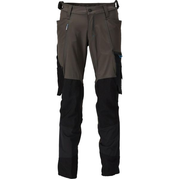 Pantaloni Con Tasche Al Ginocchio Antracite Scuro/Nero, Taglia 82 C56 Mascot 23179-311-1809-image