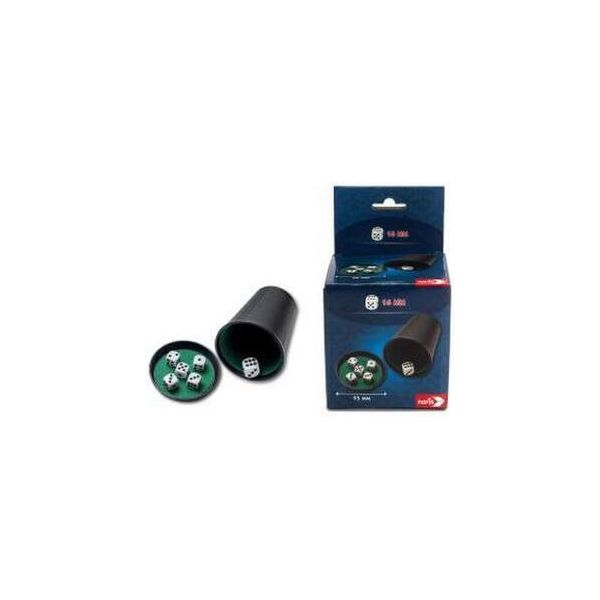 Set Di Tazze Per Dadi Noris Con 6 Dadi Da 16 Mm E Coperchio 606152776-image
