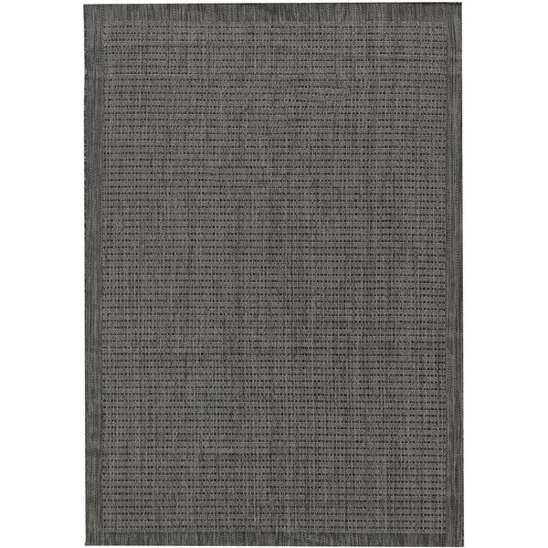 Tappeto Per Esterni Giza Nero 200 X 200 Cm Rotondo-image