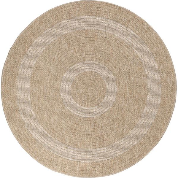 Teppich Da Esterno Comilla Beige 120 Cm Rund-image
