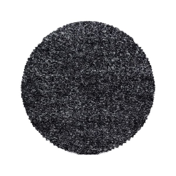Tappeto A Pelo Alto Enjoy Antracite 120 Cm Rotondo-image