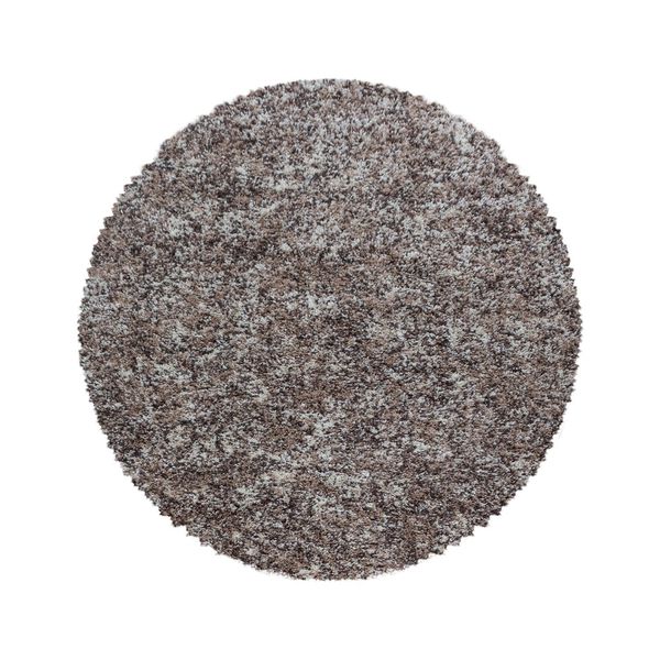 Tappeto A Pelo Alto Enjoy Beige 200 Cm Rotondo-image