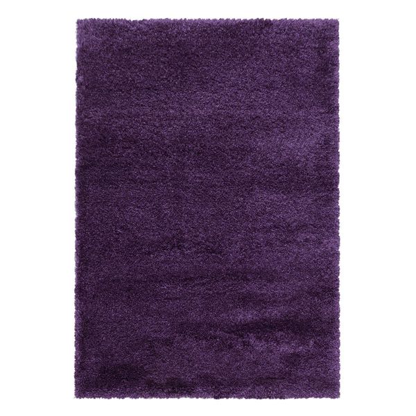 Tappeto A Pelo Alto Fluffy Purple 140 X 200 Cm-image