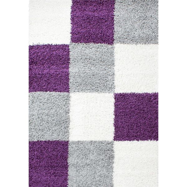 Tappeto A Pelo Alto Life Purple 160 Cm X 230 Cm-image
