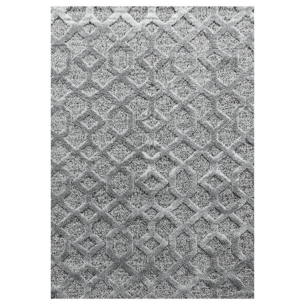 Tappeto A Pelo Alto Pisa Grey 140 X 200 Cm-image