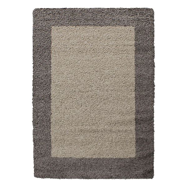 Tappeto A Pelo Alto Life Taupe 160 Cm X 230 Cm-image