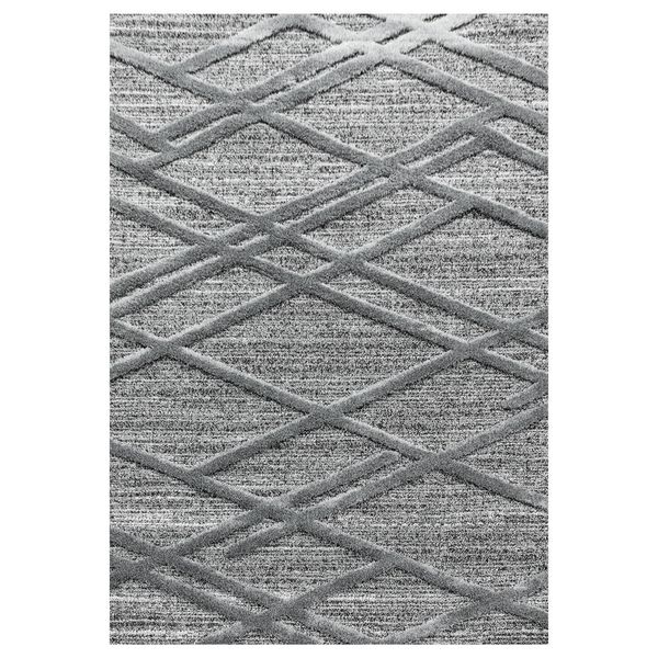 Tappeto A Pelo Alto Pisa Grey 140 X 200 Cm-image