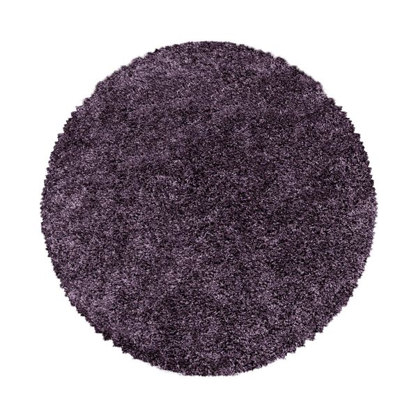 Tappeto A Pelo Alto Sydney Violet 200 Cm Rotondo-image