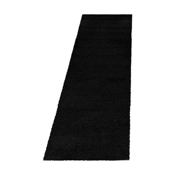 Tappeto A Pelo Alto Sydney Black 80 X 250 Cm-image