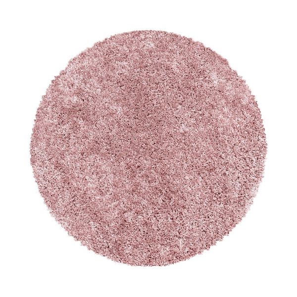 Tappeto A Pelo Alto Sydney Pink 200 Cm Rotondo-image