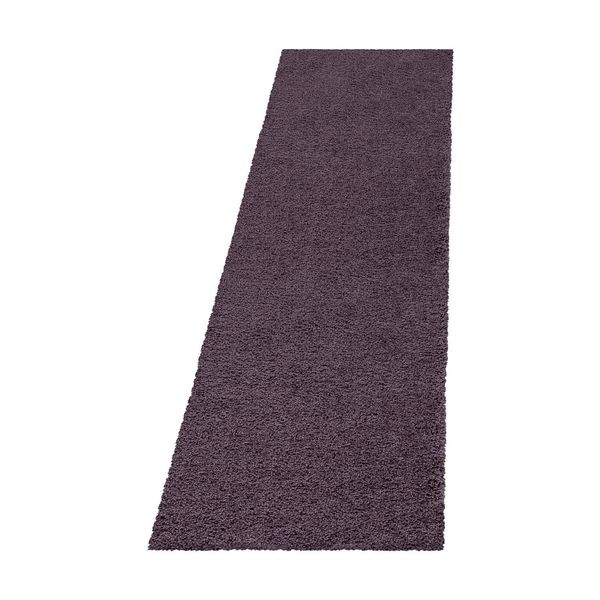 Tappeto A Pelo Alto Sydney Violet 80 X 250 Cm-image