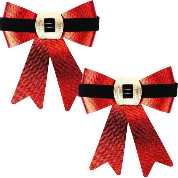 Fiocco Decorativo Natalizio 15X17 Cm 2 Pz.-image