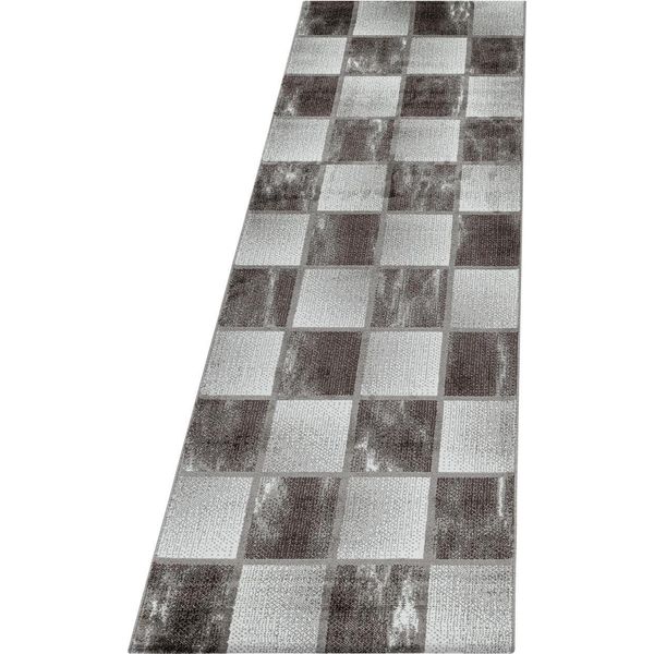 Tappeto A Pelo Corto Ottawa Brown 80 X 250 Cm-image