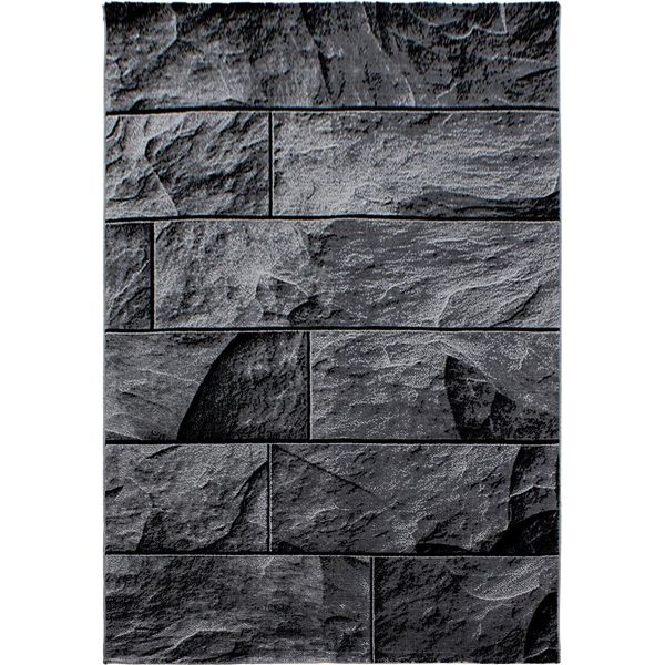 Tappeto A Pelo Corto Parma Black 240 X 340 Cm-image