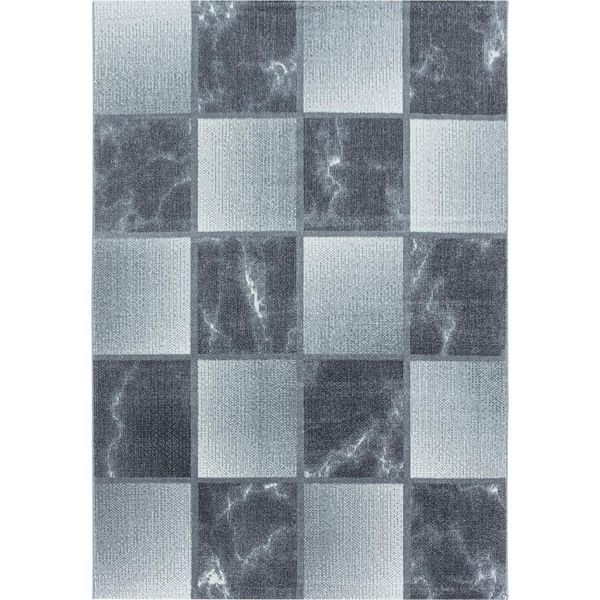 Tappeto A Pelo Corto Ottawa Grey 140 X 200 Cm-image