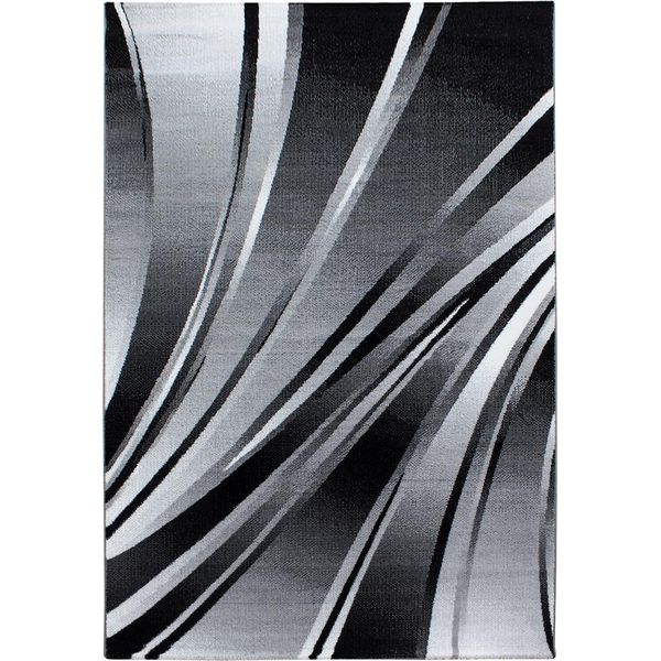 Tappeto A Pelo Corto Parma Black 80 X 150 Cm-image