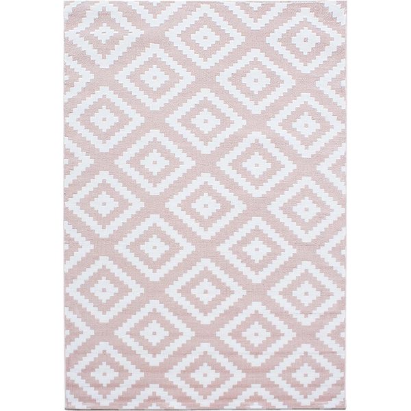 Tappeto A Pelo Corto Plus Pink 80 X 150 Cm-image