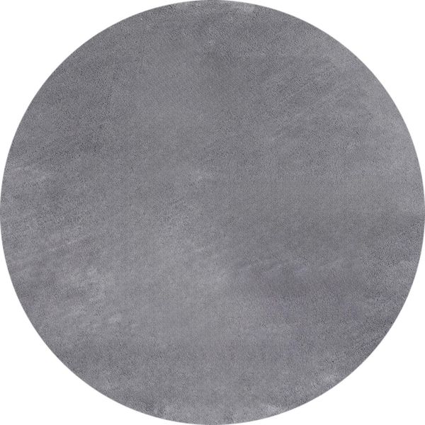 Tappeto A Pelo Corto Sky Grey 120 Cm Rotondo-image