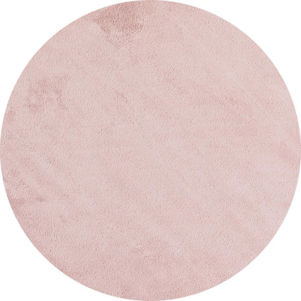 Tappeto A Pelo Corto Sky Pink 160 Cm Rotondo-image