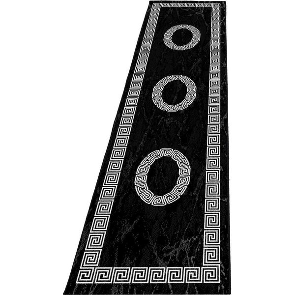 Tappeto A Pelo Corto Plus Black 80 X 300 Cm-image