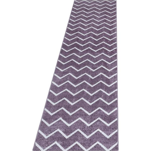 Tappeto A Pelo Corto Rio Violet 80 X 250 Cm-image