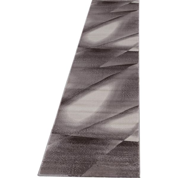 Tappeto A Pelo Corto Miami Brown 80 X 300 Cm-image