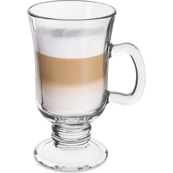Orion | Bicchiere Da Latte Macchiato - Trasparente - 250 Ml - Alto - Bicchiere Da Caffè - Bicchiere Da Tè-image