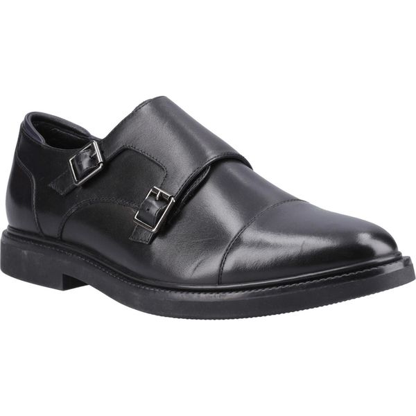 Hush Puppies - Scarpe Basse "Kane Monk"" Da Uomo, Pelle FS12022 (41 Eu) (Nero)"-image