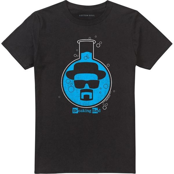 Breaking Bad - Maglietta "Bad Breaker"" Per Uomo/Donna Unisex TV20863 (4XL) (Nero)"-image