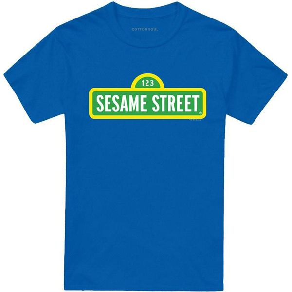 Sesame Street - Maglietta Da Uomo/Donna Unisex TV20740 (Xl) (Royal Blue)-image