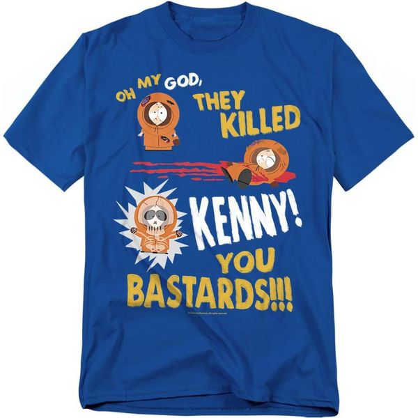 South Park - Maglietta "Dead Kenny"" Per Uomo/Donna Unisex TV20762 (Xl) (Blu Reale)"-image
