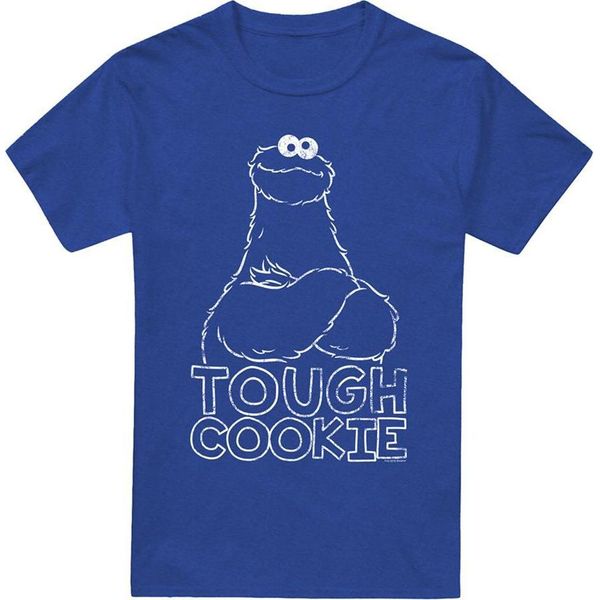 Sesame Street - Maglietta "Touch Cookie"" Per Uomo/Donna Unisex TV21243 (Xxl) (Blu Royal)"-image