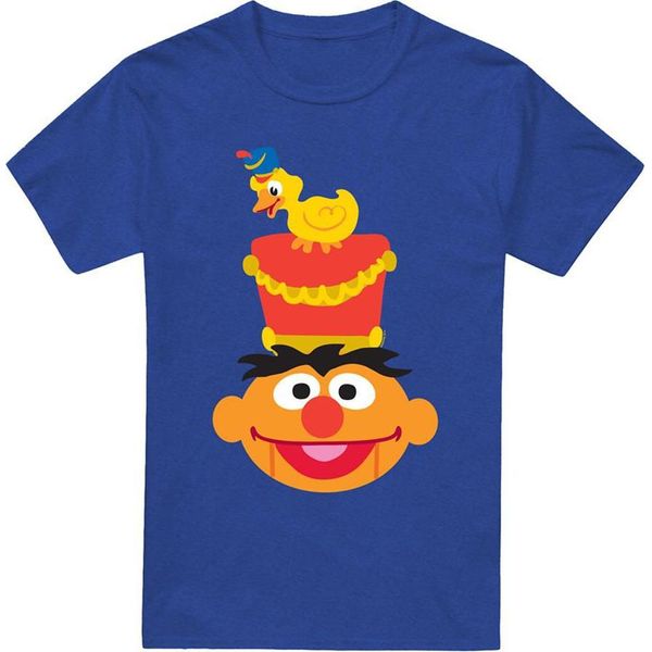 Sesame Street - Maglietta Da Uomo/Donna Unisex TV21247 (L) (Blu Reale)-image