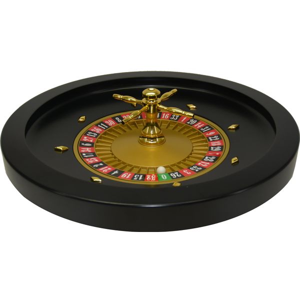 Hot Games Roulette Bak 52 Cm Legno Nero Mdf/Palla-image
