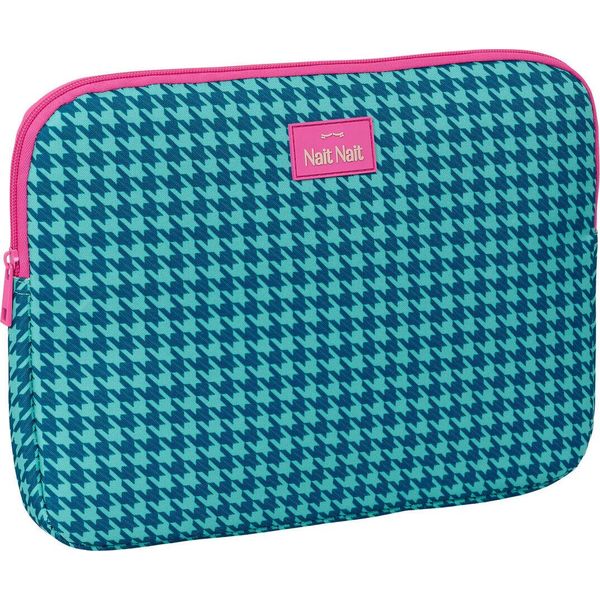 Custodia Per Laptop Nait Nait Pata De Gallo Verde Verde 34 X 25 X 2 Cm-image