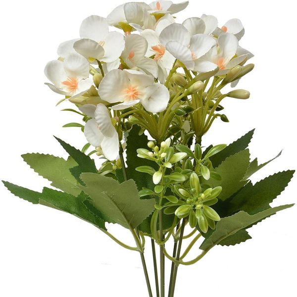 Fiore Artificiale Clayre & Eef 30 Cm Plastica Bianca-image