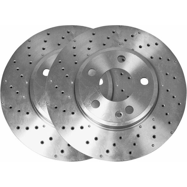 2X Disco Freno Vaico V30-80097 Anteriore Per MERCEDES-BENZ Classe A (W176)-image
