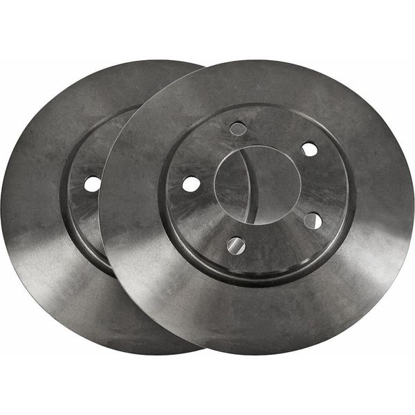 2X Disco Freno Vaico V33-80008 Per Chrysler Voyager Iv (Rg Rs) 38Mm 7 07Kg-image
